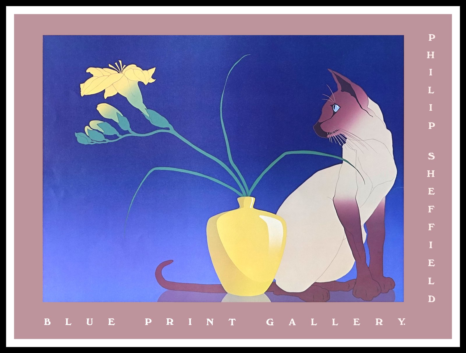 BH 263 Cat With Vase